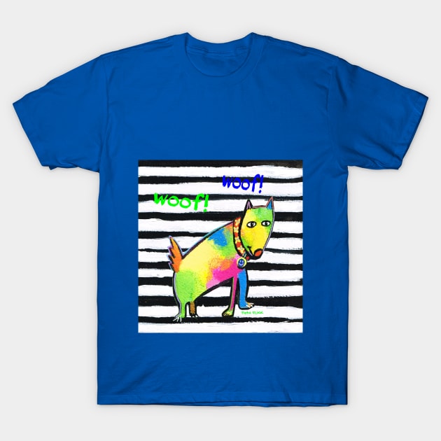 Woof T-Shirt by Peta Flikk